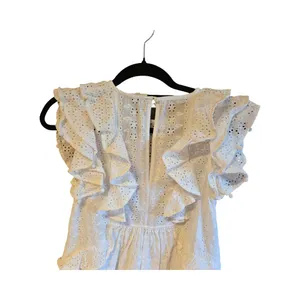 Sezane Robe Alexane White Dress‎ Size: 36 thumbnail 5