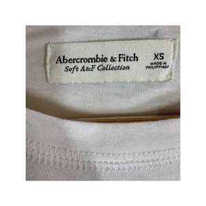 Abercrombie & Fitch Soft AF White Twist Front Long Sleeve Shirt Blouse Size XS thumbnail 3