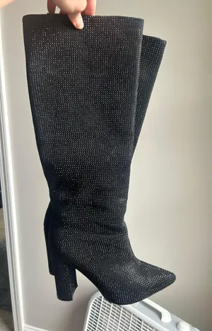 Sequin Boots Size 7 thumbnail 1