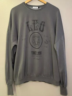 The Laundry Room Leo Zodiac Oversized Pullover Sweatshirt Jumper thumbnail 8