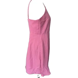 Cotton Candy LA Abbeline Bow Wrap Dress Pink Size L Womens Mini Party Cocktail⁠ thumbnail 3
