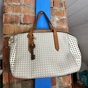 NEW Fossil Sydney Satchel Polka Dot Bag thumbnail 8