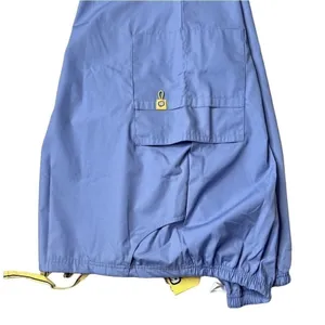 Wonderwink Medical‎ Blue Romeo Flare Cargo Scrub Uniform Pants 3X TALL Nurse NWT thumbnail 5