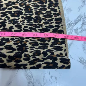 Tory Burch merino wool leopard print v-neck sweater Sz S‎ thumbnail 6