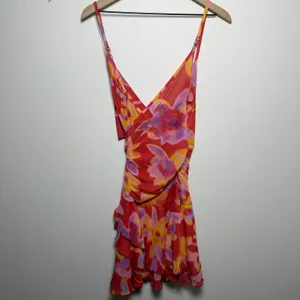 Urban Outfitters UO Silence &‎ Noise Women Fairy Dress Watercolor Psychedelic thumbnail 2