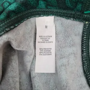 Aerie Women's High Waisted Leggings Green Cable Knit‎ Print Size Medium thumbnail 6