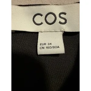 COS Asymmetrical‎ Structured Denim Black Long Sleeve Top Artsy thumbnail 3