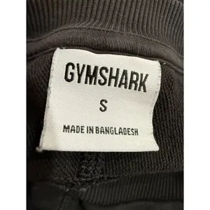 Gymshark Cropped Sweatshirt Black Long Sleeve Logo Gym Activewear Size S‎ thumbnail 5