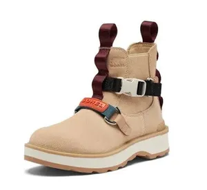 Sorel Hi-Line EQ Chelsea Boots Women's 7.5 Beige Geox Respira Waterproof S56 thumbnail 1