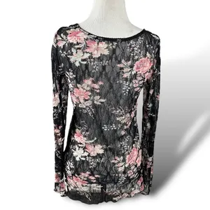 Denim & Supply Ralph Lauren Ethereal Dainty Cottage Floral Lace Y2K Medium thumbnail 11
