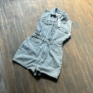 NWT Topshop‎ Kort Denim Romper Size 4 thumbnail 8