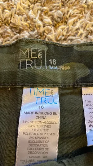 Time & Tru Utility Shorts thumbnail 3