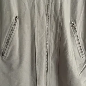 Linq Revolve Gray Tunic Mini Dress Full Zipper Minimalist Summer Pockets Large thumbnail 3