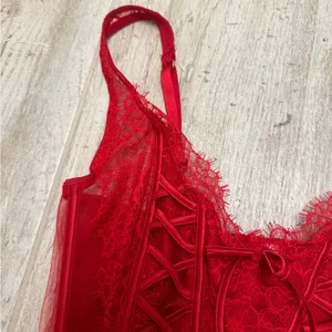 Victoria's Secret Red Corset thumbnail 3