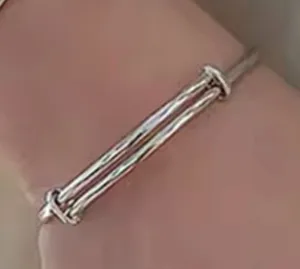 .925 Sterling Silver Bangle Bracelet. thumbnail 1