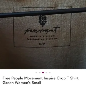 Free People movement crop top thumbnail 5