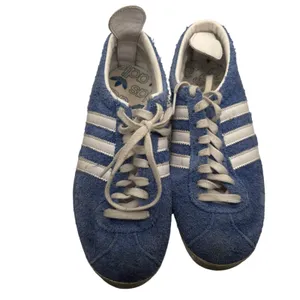 adidas Sneakers Size 5.5 Blue Classic Athletic Casual Shoes thumbnail 3