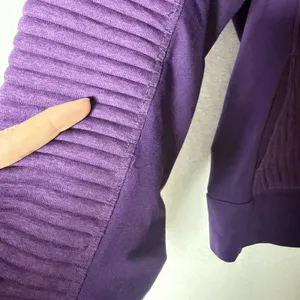 Brooks Running Fly By Zip-Up Hoodie Jacket Purple size M thumbnail 13
