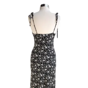Audrey 3+1 Cowl Neck MIDI Flower Print Dress thumbnail 4