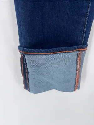 Jean Shop Cindy Cuffed Skinny Jean Dark Wash Denim Women's Size‎ 27 thumbnail 3