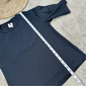 Nike Women’s Short Sleeve Cotton Shirt Top Crewneck in Black XS thumbnail 14