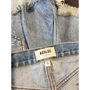 AGOLDE Womens Shorts Blue Parker Vintage Cut Off Denim Distressed Jean Size 31 thumbnail 4
