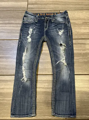Rock Revival Womens sz 29 Jean Capri thumbnail 1