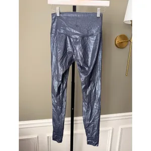 Lululemon Align High-Rise Ribbed Pant 28" *Shine Size 6 Radiate Foil Print Black thumbnail 3
