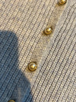 Jessica Simpson Periwinkle/Blue Button Up Sweater thumbnail 2
