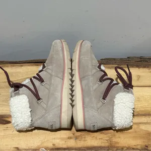 SOREL HARLOW WATERPROOF LACE COZY ANCIENT‎ FOSSIL Size 7 A48 thumbnail 9