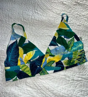 Aerie Pattern Leaves Bikini Top thumbnail 1