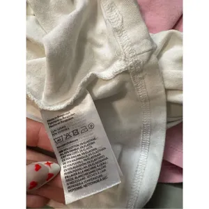 H&M white crop top long sleeve size XS thumbnail 3