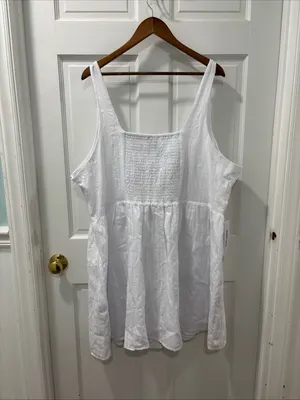 Princess Polly Curve Women’s Lorinda Mini Dress Size 20 White NWT Sorority Rush thumbnail 3