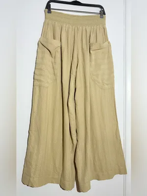 Free People Take It Easy House Pant in Tan NWOT thumbnail 5
