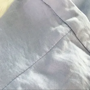 THE JETSET DIARIES‎ Purple Satin Midi Skirt Draped Ruffle Thigh Slit Large New thumbnail 13