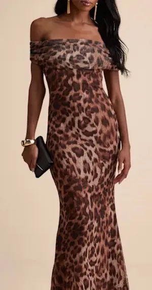 Lulu's Fierce Leopard Print Maxi Dress thumbnail 1