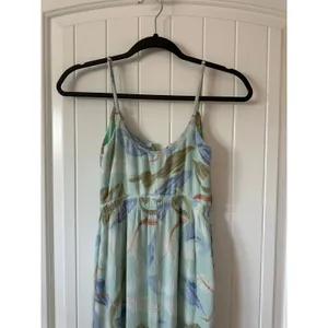 Abercrombie & Fitch Floral Midi‎ Dress Button Front Casual Summer XXS Petite thumbnail 5