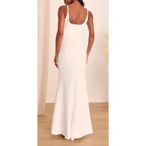 NEW Lulus 2XL Plus‎ Size Infinite Glory White Maxi Dress Ivory Adjustable Straps thumbnail 2
