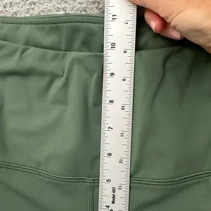 CRZ Yoga High Rise Biker Shorts Green Athletic Athleisure Women's Medium thumbnail 7