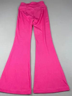 Halara Crossover High Rise Super Flare Leggings Hot Pink XS Petite NWT thumbnail 3