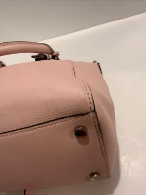 Michael Michael Kors Blush Pink Saffiano Leather Small Satchel Crossbody thumbnail 8