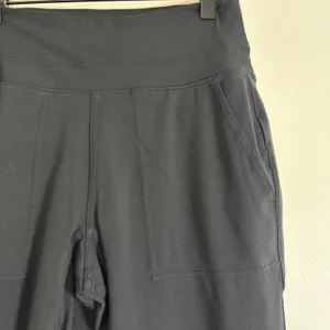 Athleta Womens Black High Rise Ribbed Waistband Jogger Pants‎ Size Small S thumbnail 3