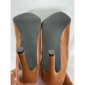 Womans Stiletto Otk Boots Size 9 Brown 1/4 Zip Pointed Toe NWOT thumbnail 5