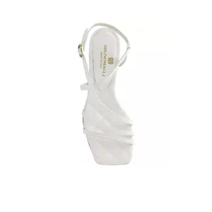 Bruno Magli Sanda Strappy Sandal in White Leather Size 39.5 / 9 thumbnail 9