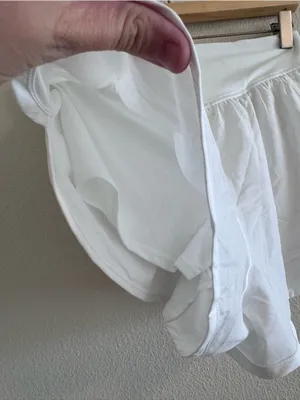 NWT AERIE Women's White Athletic Skort Shorts thumbnail 4