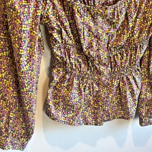 J. Crew Cinched Waist Organic Cotton Top in Liberty Busy Izzy Fabric - size 10 thumbnail 4