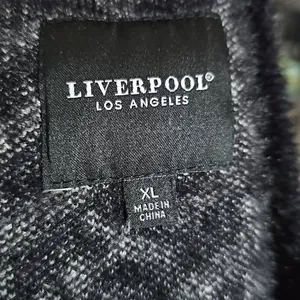 Liverpool Los Angeles Cardigan Button front Sweater Jacket Soft, Size XL NWOT. thumbnail 6