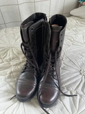 Steve Madden Troopa Brown Leather Boots thumbnail 8