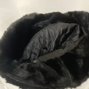 Autumn Winter Women's Fashion Hat Girl Plush Fluffy Fisherman Hat thumbnail 3