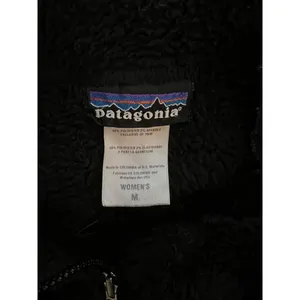 Patagonia Womens Black Fuzzy Full-Zip Hoodie Jacket Size M Polyester Warm & Soft thumbnail 7